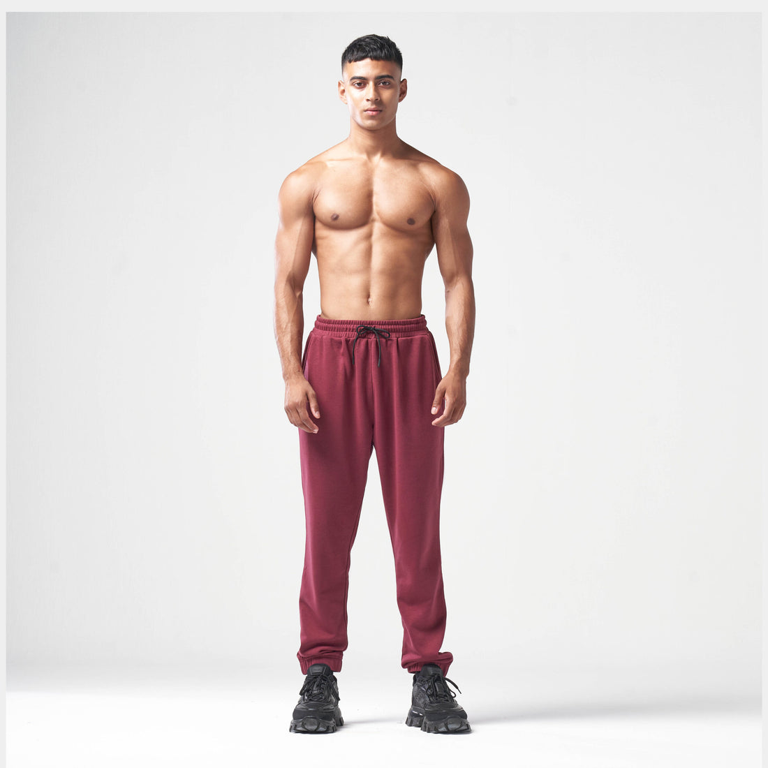 ESSENTIAL JOGGER PANT - BURGUNDY